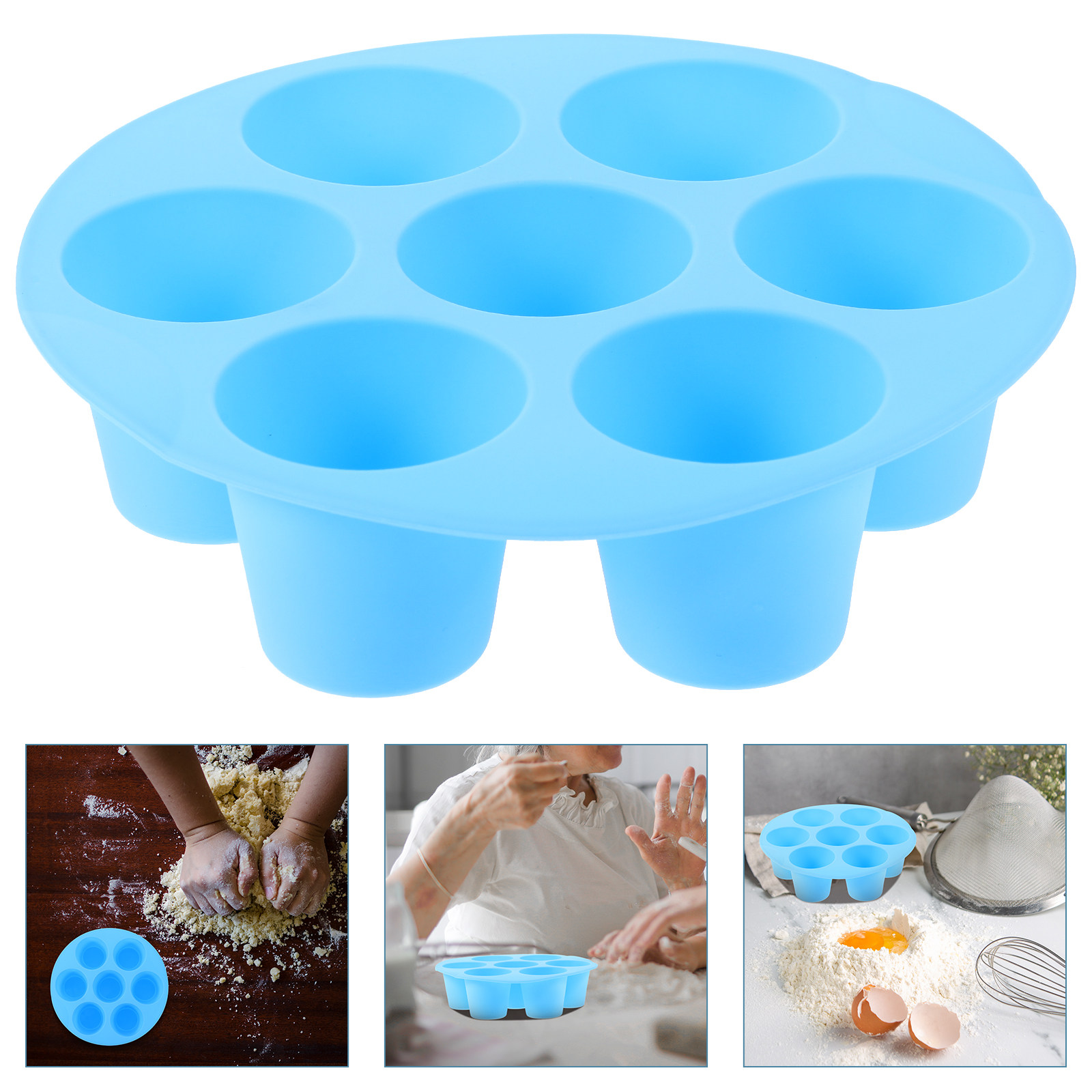Muffin Tin Nonstick - Silikon Muffin Kek Kalıbı Yapışmaz Sağlam