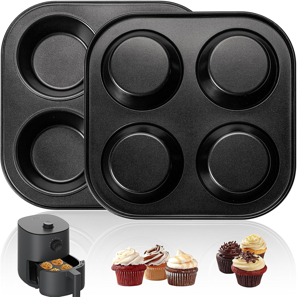 Muffin Tin Nonstick - Hava Fritözü Muffin Tavası, Yapışmaz Küçük