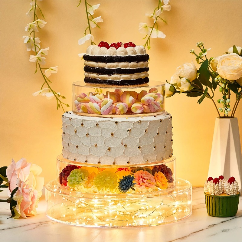 Cake Board Round - Akrilik Kek Ekran Yuvarlak Stand DIY