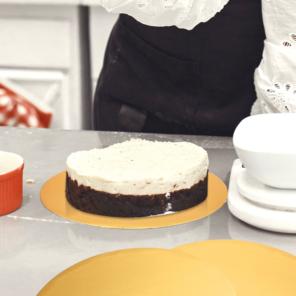 Cake Board Round - 10 Adet Yuvarlak Pasta Tabanı Kalın