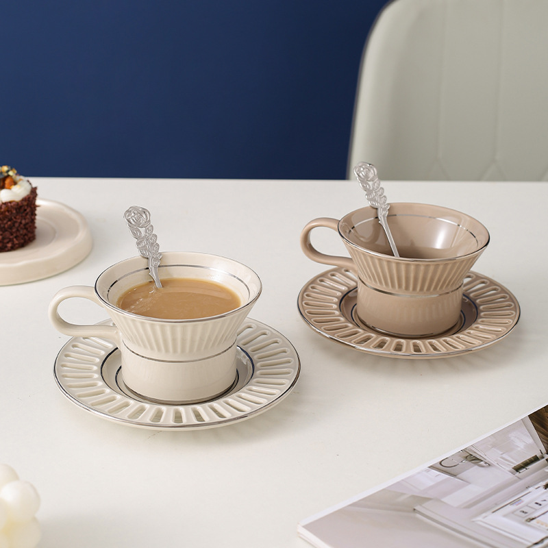 Kitchen Baking Utensil Set - Lüks Seramik Kahve Fincanı Bulaşık İskandinav