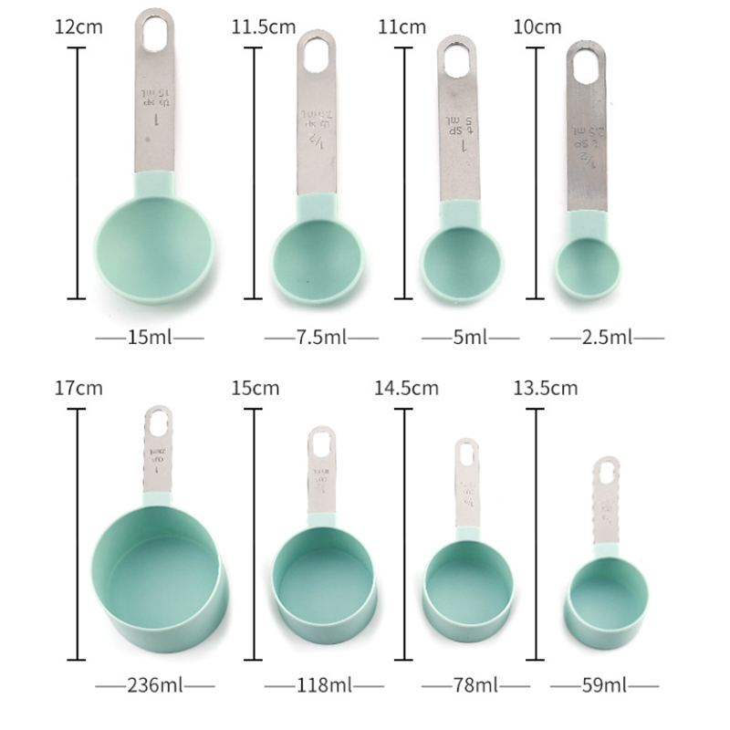 8 adet ölçüm bardak kaşık seti - Kitchen Baking Utensil Set incelemesi ve fiyatı