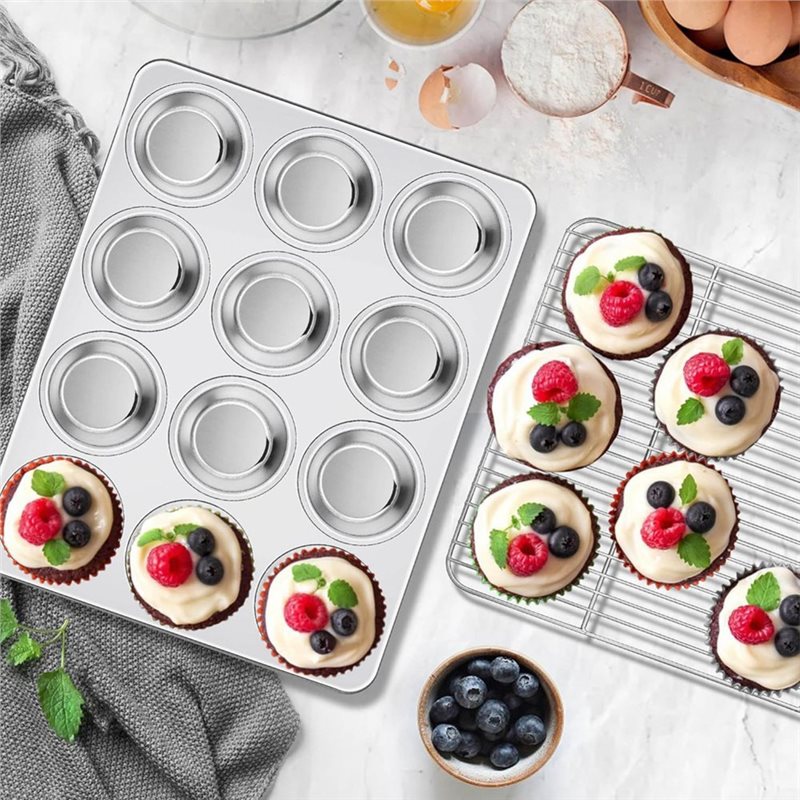 ABGH-Muffin Tavası, 12'li Norm - Muffin Tin Nonstick incelemesi ve fiyatı