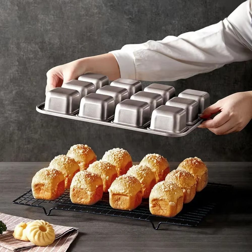 12 Bölmeli Kare Muffin Kalıbı  - Muffin Tin Nonstick incelemesi ve fiyatı