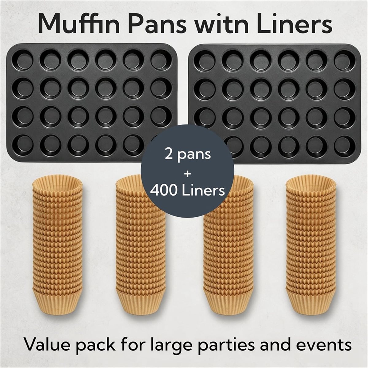 Mini Kek Kalıbı, Kek Kalıpları - Muffin Tin Nonstick incelemesi ve fiyatı