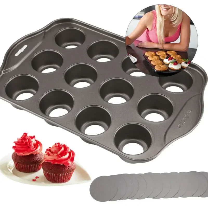 12 Mini Peynirli Kek Kalıbı Ya - Muffin Tin Nonstick incelemesi ve fiyatı