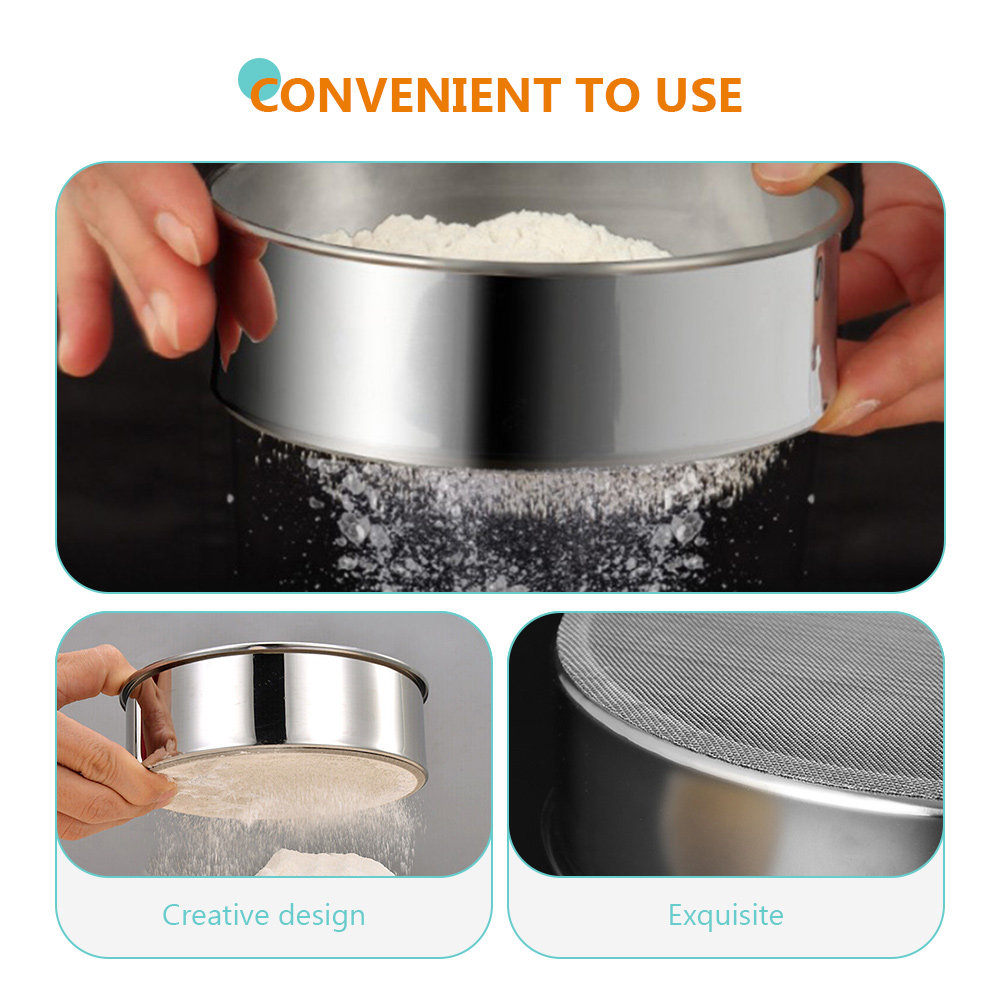3 adet paslanmaz çelik un eleğ - Kitchen Baking Utensil Set incelemesi ve fiyatı