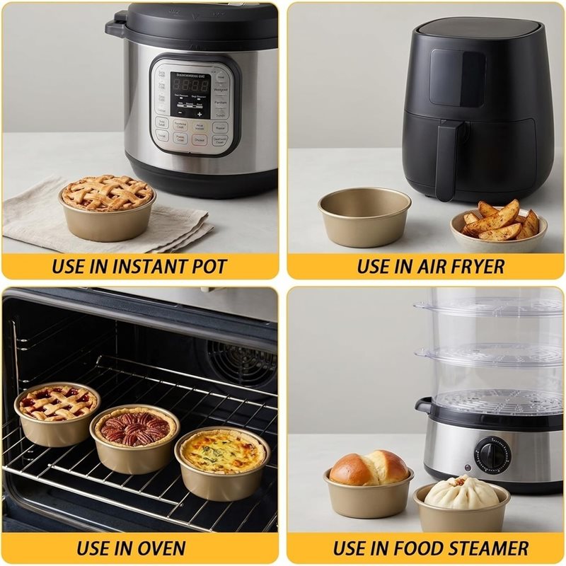 ABLN-Mini Turta Kalıpları 8'li - Muffin Tin Nonstick incelemesi ve fiyatı
