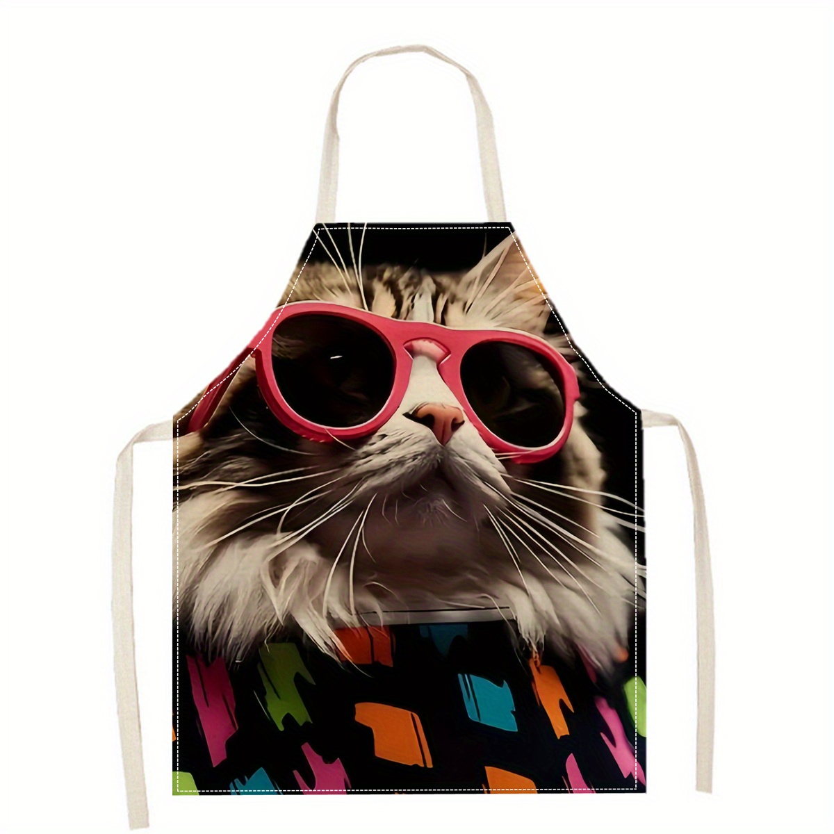 Keten Önlük Komik Kedi Güneş G - Kitchen Baking Gift Ideas incelemesi ve fiyatı